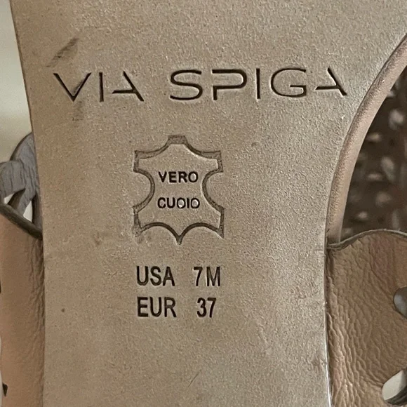 Via Spiga Tan Heeled Sandals - Picture 5 of 5